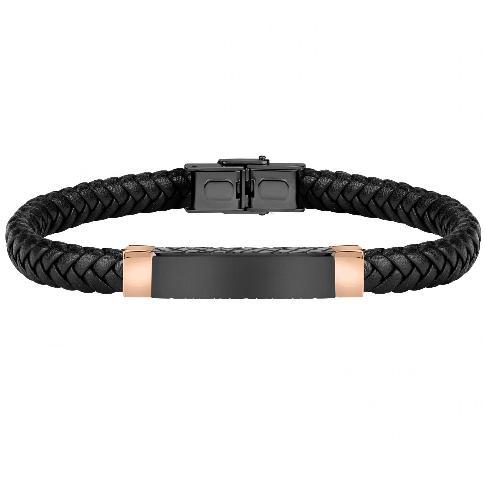 Bratara Sector SZV52, Negru, Rose gold