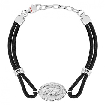 Bratara Sector SZQ24, Negru, Argintiu Bratara Sector SZQ24, Negru, Argintiu