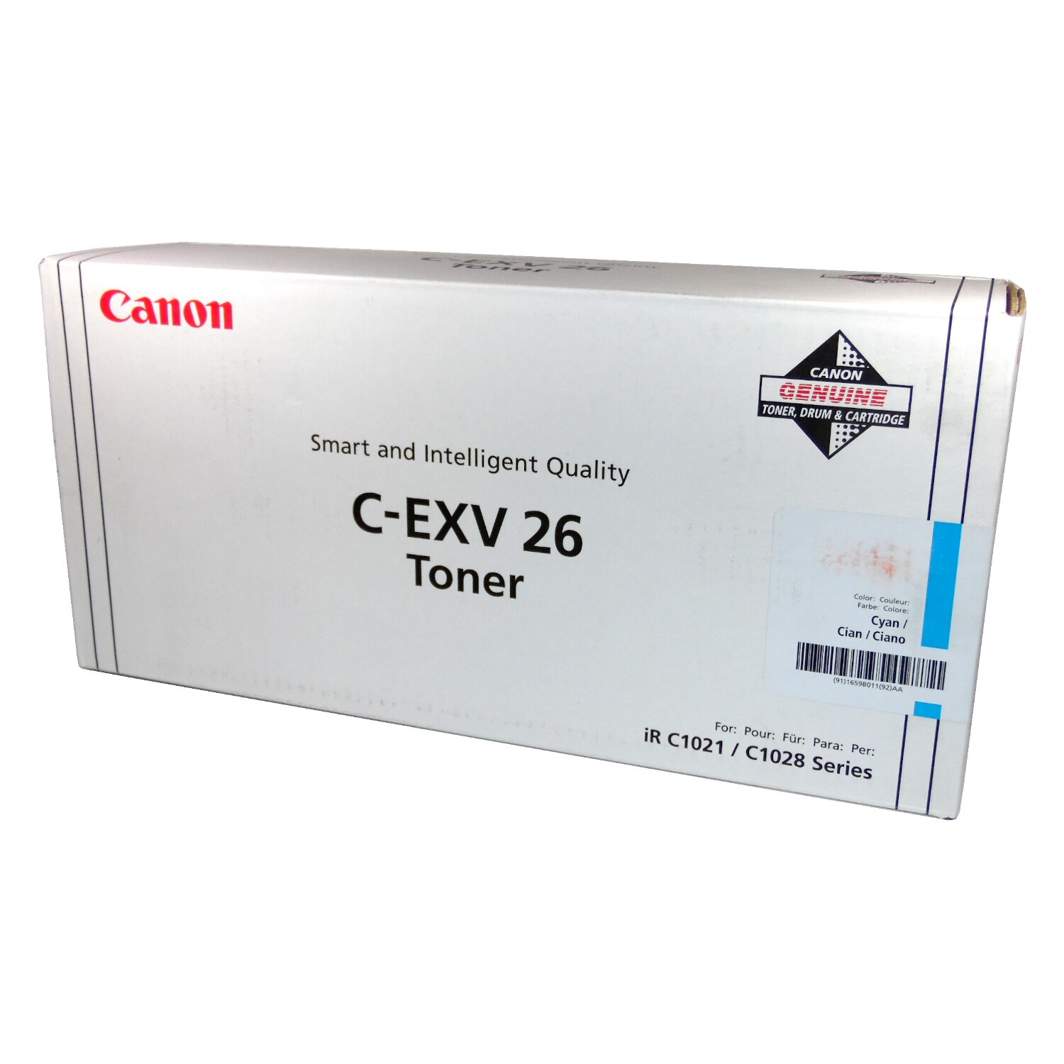 Cartus toner C-EXV26C cyan Canon original 6000 pagini