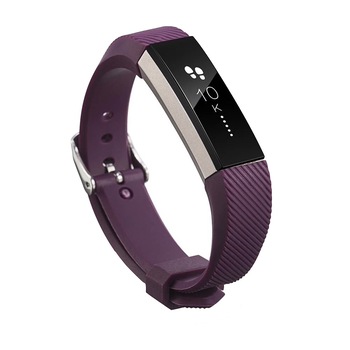 Curea Bratara pentru Fitbit Alta/Fitbit Alta HR, cu catarama, marimea S, Mov Curea Bratara pentru Fitbit Alta/Fitbit Alta HR, cu catarama, marimea S, Mov