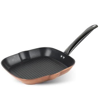 Tigaie tip grill, Strend Pro MagicHome Copper Line, 28cm, cupru si otel emailat Tigaie tip grill, Strend Pro MagicHome Copper Line, 28cm, cupru si otel emailat