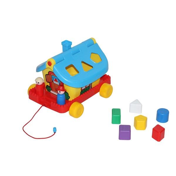 Casuta Polesie cu roti si forme