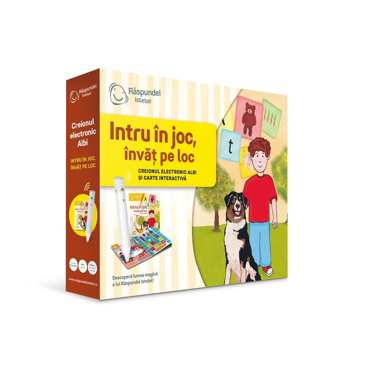 Set Raspundel Istetel - Carte si creion, Intru in joc invat pe loc