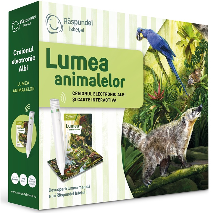 Set Raspundel Istetel - Carte si creion, Lumea animalelor, 2.0