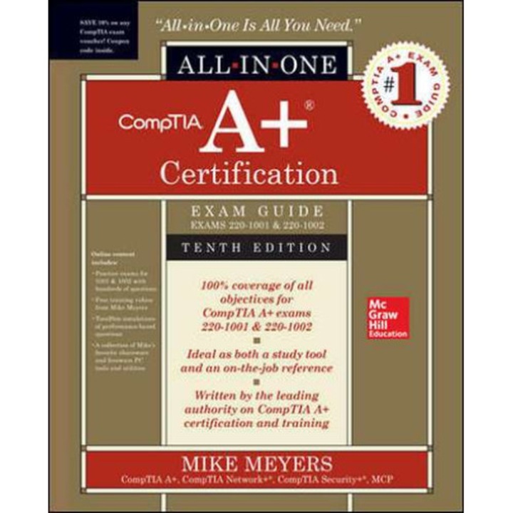 CompTIA A+ Certification All-in-One Exam Guide, Tenth Edition (Exams 220-1001 & 220-1002) de Mike Meyers