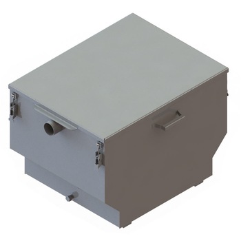 Separator grasimi INOX patrat D.75 0.7 l/s garnitura si sistem inchidere CE (SGI07) Separator grasimi INOX patrat D.75 0.7 l/s garnitura si sistem inchidere CE (SGI07)