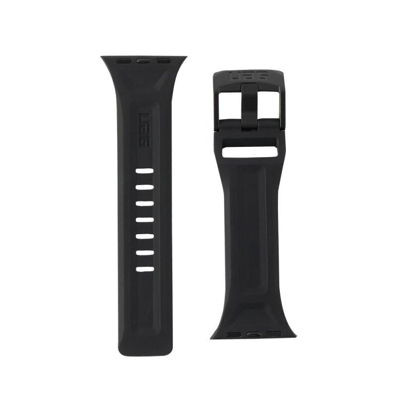Curea silicon UAG Scout Strap Apple Watch (41/40/38mm) Black