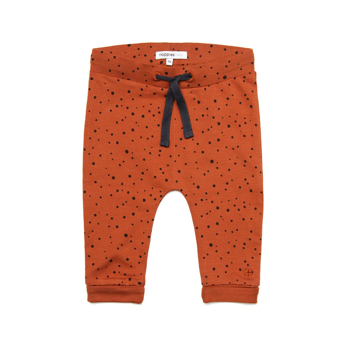 Pantaloni bebe, Noppies, bumbac organic, Bobby, maro, Maro
