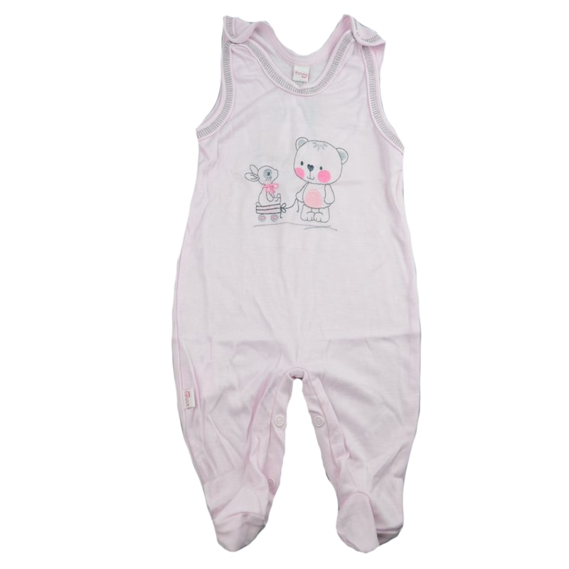 Salopeta pentru fete Koala Misio Bambus 05-933R, Roz, 74 cm
