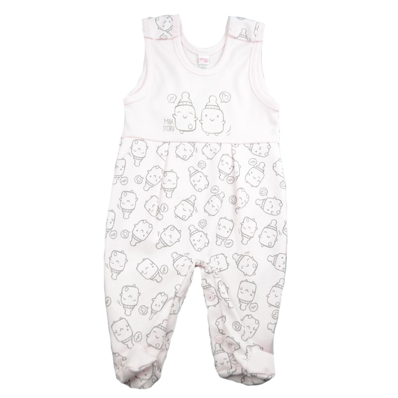 Salopeta pentru fete, Koala, Butelki 06-684, Roz, 74 cm