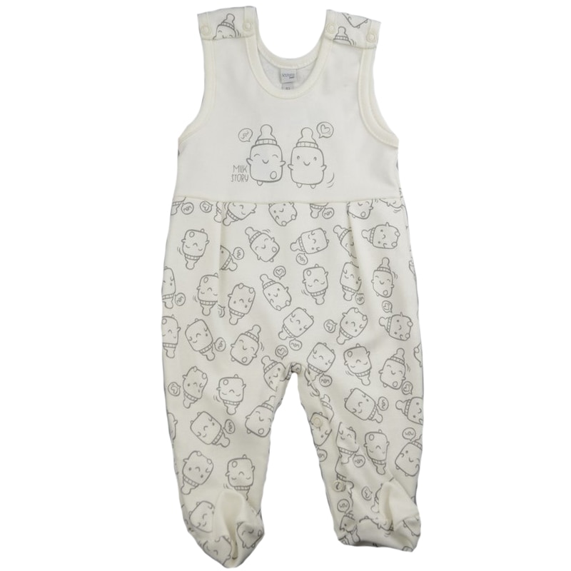 Salopeta pentru bebelusi, Koala, Butelki 06-684C, Crem, 62 cm