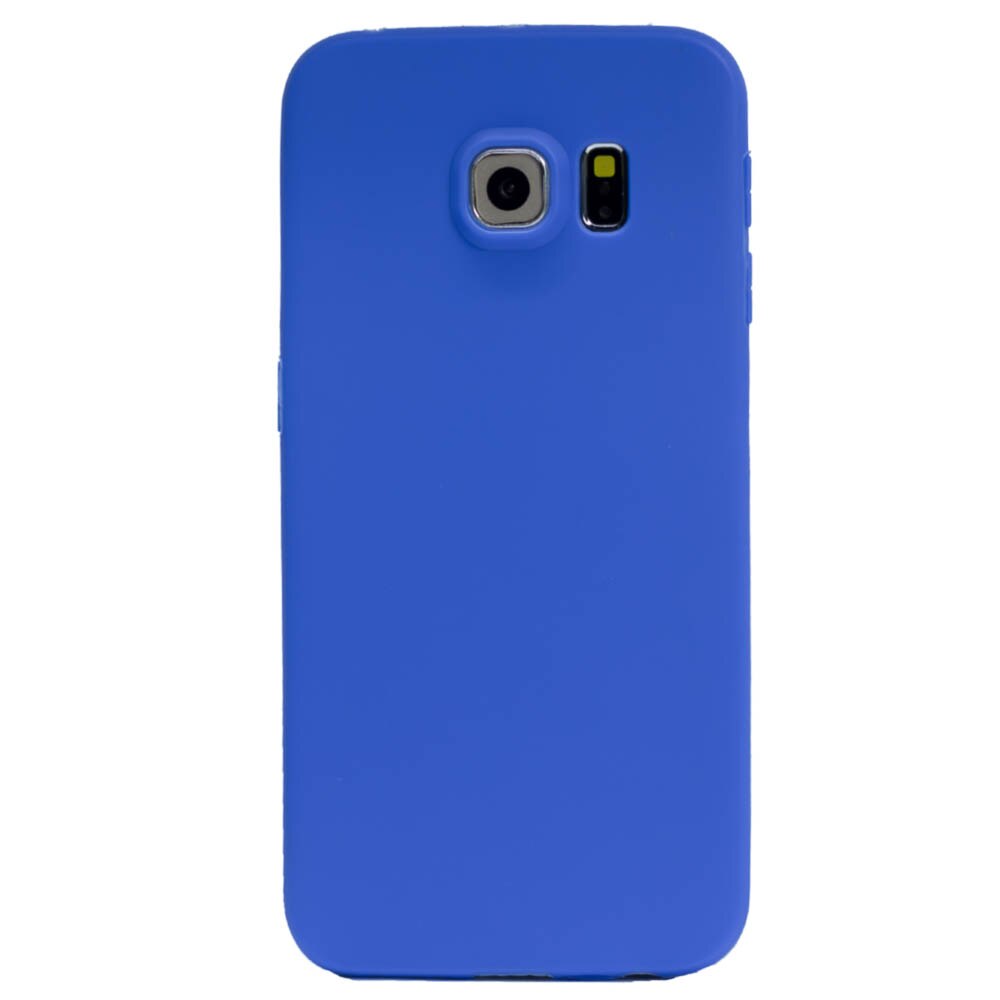 HUsa silicon slim Samsung Galaxy S6, Contakt Albastru mat