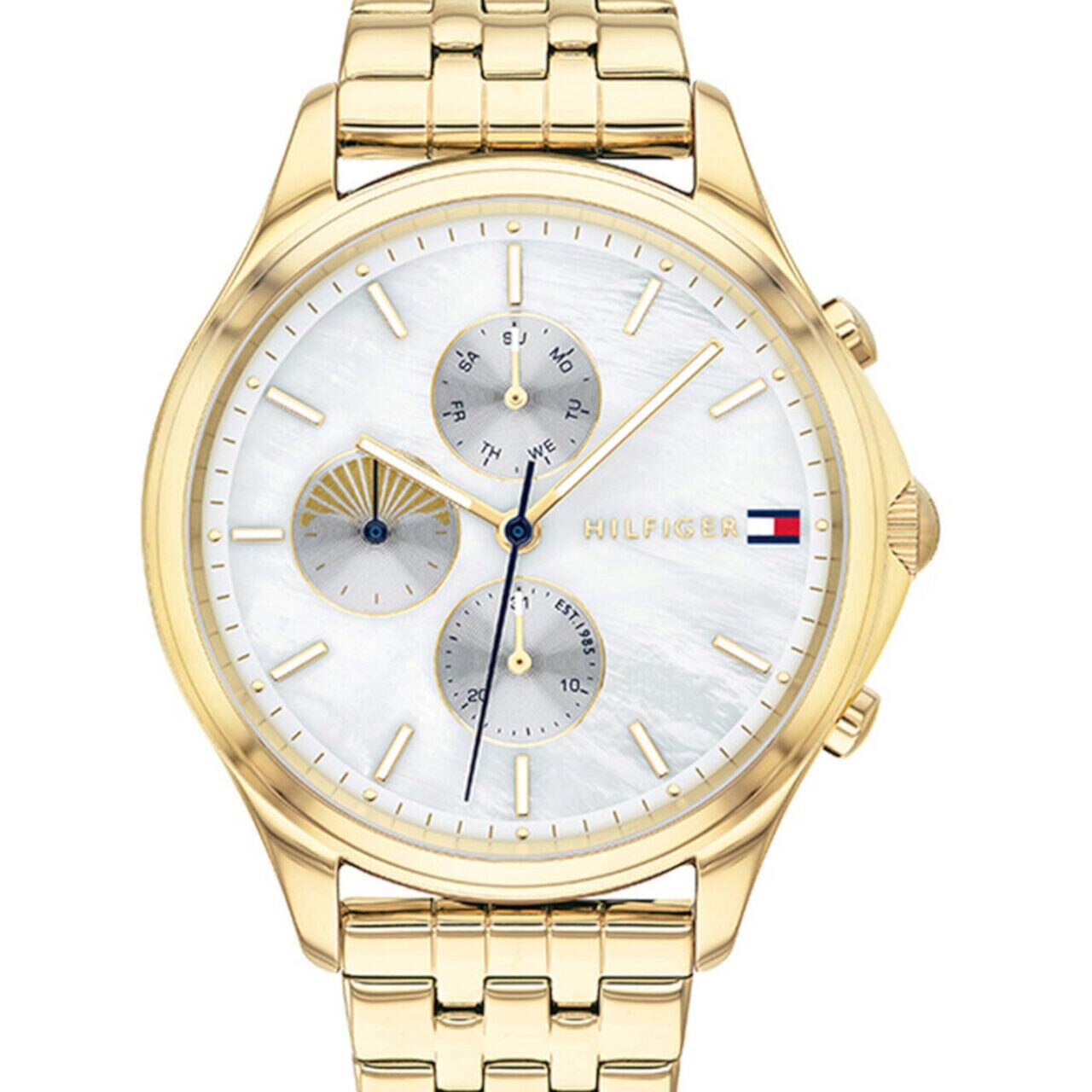 Ceas de dama Tommy Hilfiger 1782121 Whitney, 38mm, 5ATM, Auriu