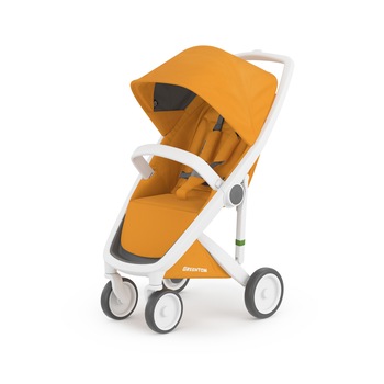 Carucior Greentom Classic Upp, 100% Ecologic, White Sunflower Carucior Greentom Classic Upp, 100% Ecologic, White Sunflower