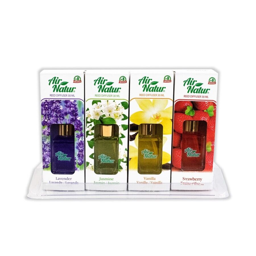 Set AIR NATUR MIKADO 0%alcool ESENTE concentrateset 12 bucati odorizant camera, Air Natur 30 ml