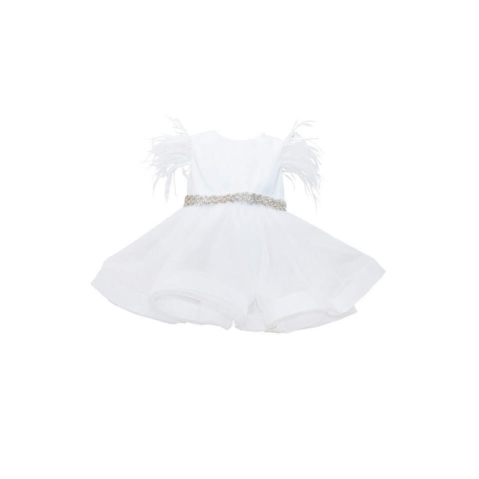 Rochita Princess pentru fete, 3 piese, alb, dae6668