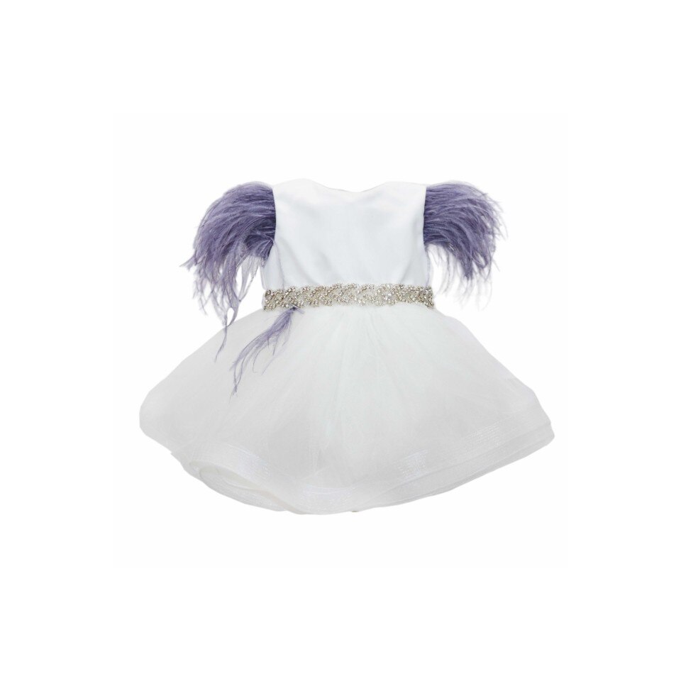 Rochita Princess pentru fete, 2 piese, Alb, dae6672