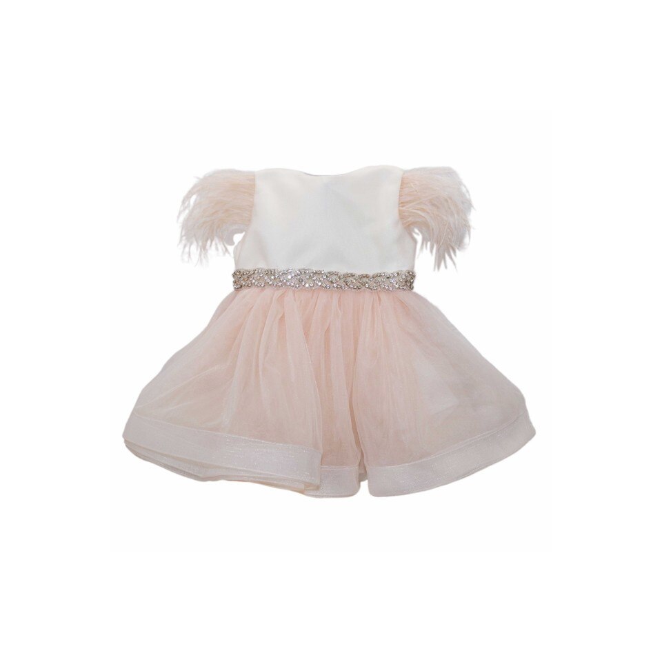 Rochita Princess pentru fete, 2 piese, Somon, dae6674