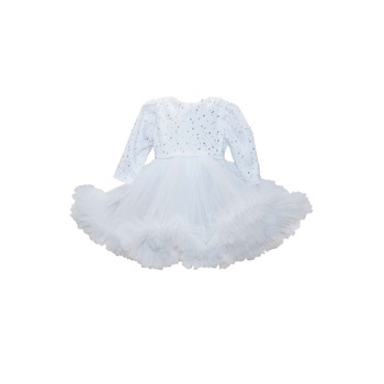 Rochita pentru fete, 2 piese, Alb, dae6684 Rochita pentru fete, 2 piese, Alb, dae6684