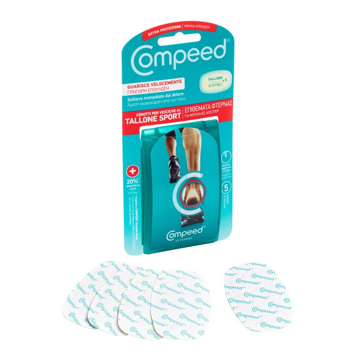 Plasturi Compeed Sports pentru basici, 5 buc