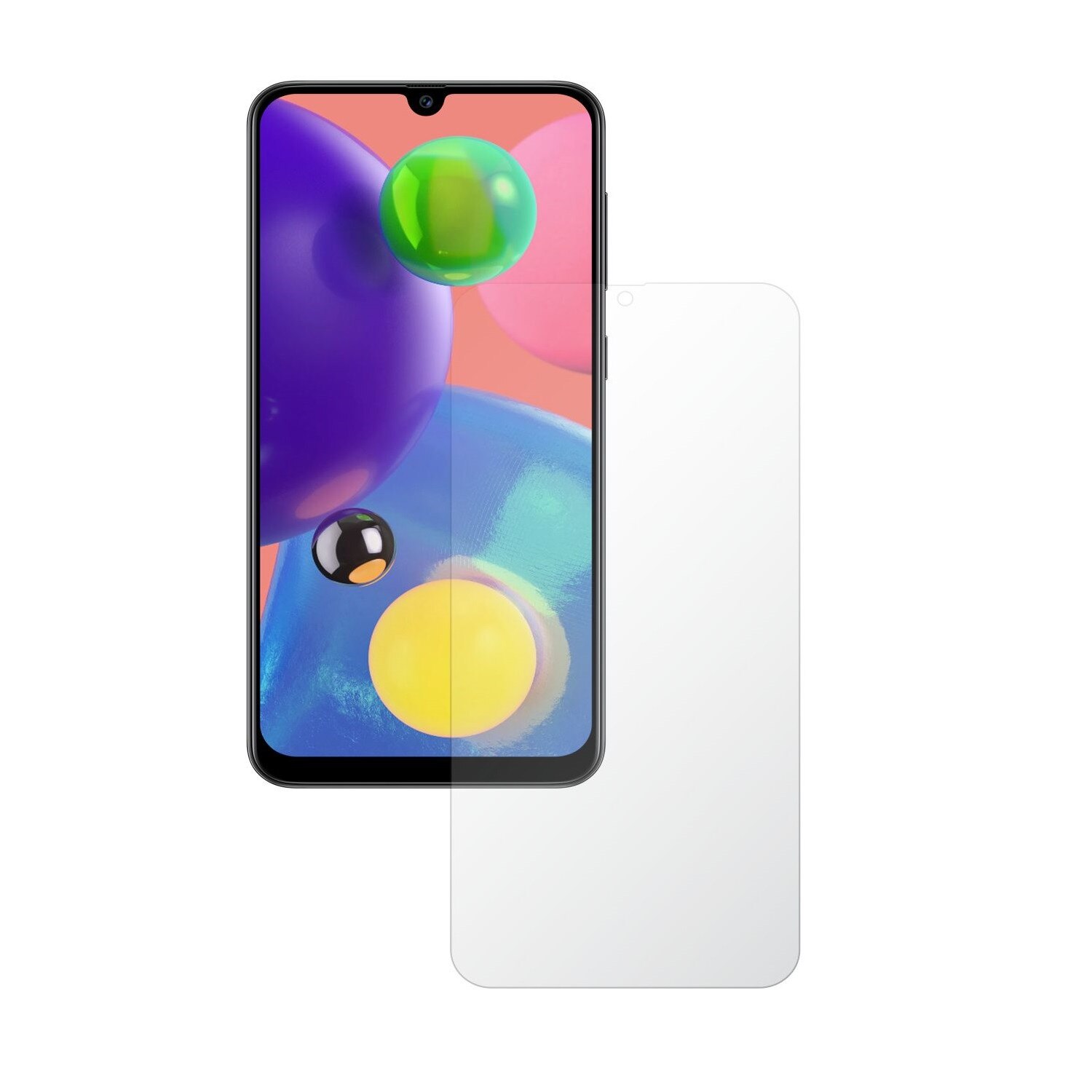 Set 2X Folie Protectie Ecran Invisible Skinz HD pentru Samsung Galaxy A70s - Folie Siliconica Ultra-Clear cu Acoperire Totala, Adeziva si Flexibila
