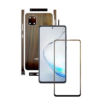 Folie Protectie Carbon Skinz pentru Samsung Galaxy Note10 Lite - Lemn Nuc Split Cut, Skin Adeziv Full Body Cover pentru Rama Ecran, Carcasa Spate si Laterale Folie Protectie Carbon Skinz pentru Samsung Galaxy Note10 Lite - Lemn Nuc Split Cut, Skin Adeziv Full Body Cover pentru Rama Ecran, Carcasa Spate si Laterale