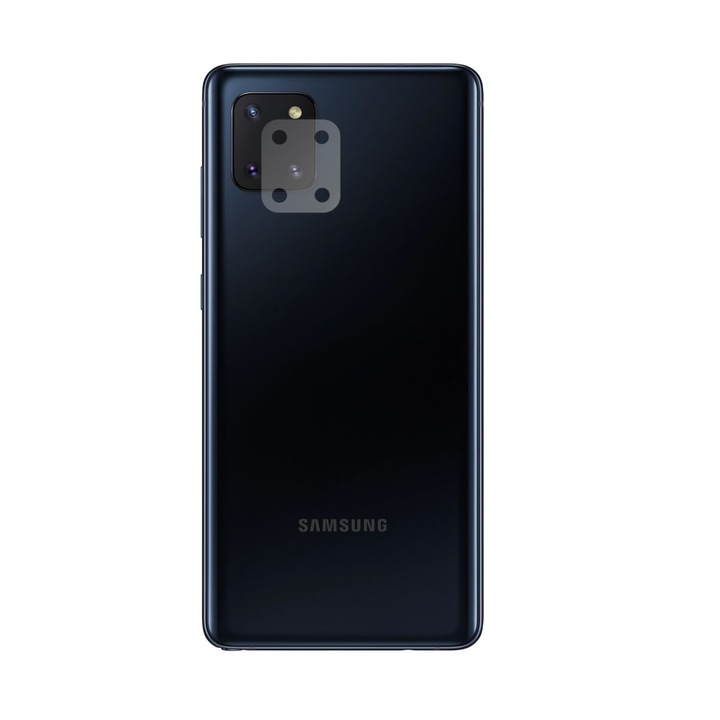 4X Skinz HD láthatatlan kameravédő fólia készlet Samsung Galaxy Note10 Lite készülékhez – Ultra-átlátszó szilikonfólia teljes lefedéssel, ragasztóval és rugalmassággal
