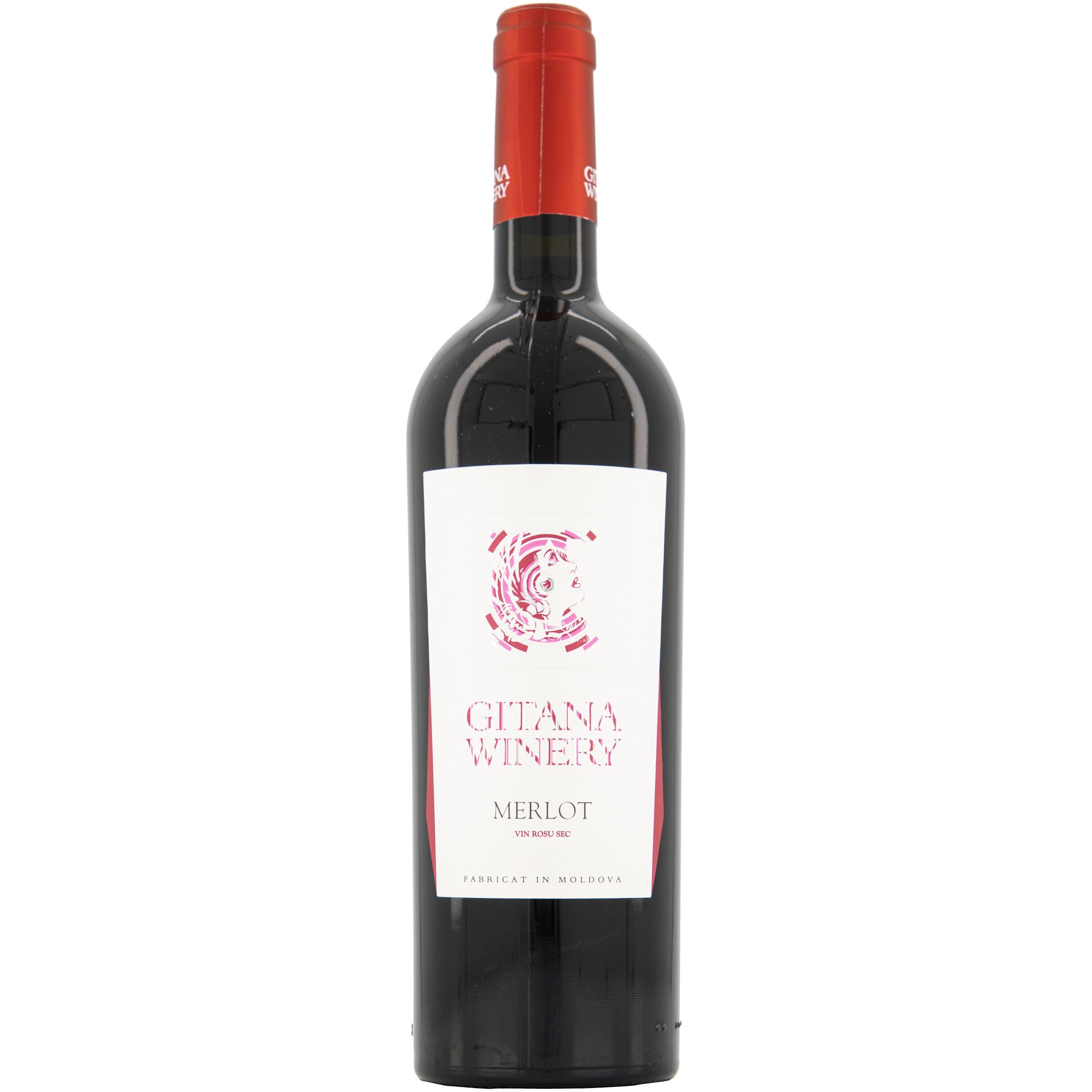 Vin Rosu Gitana Reserva Merlot, Sec, 0.75l