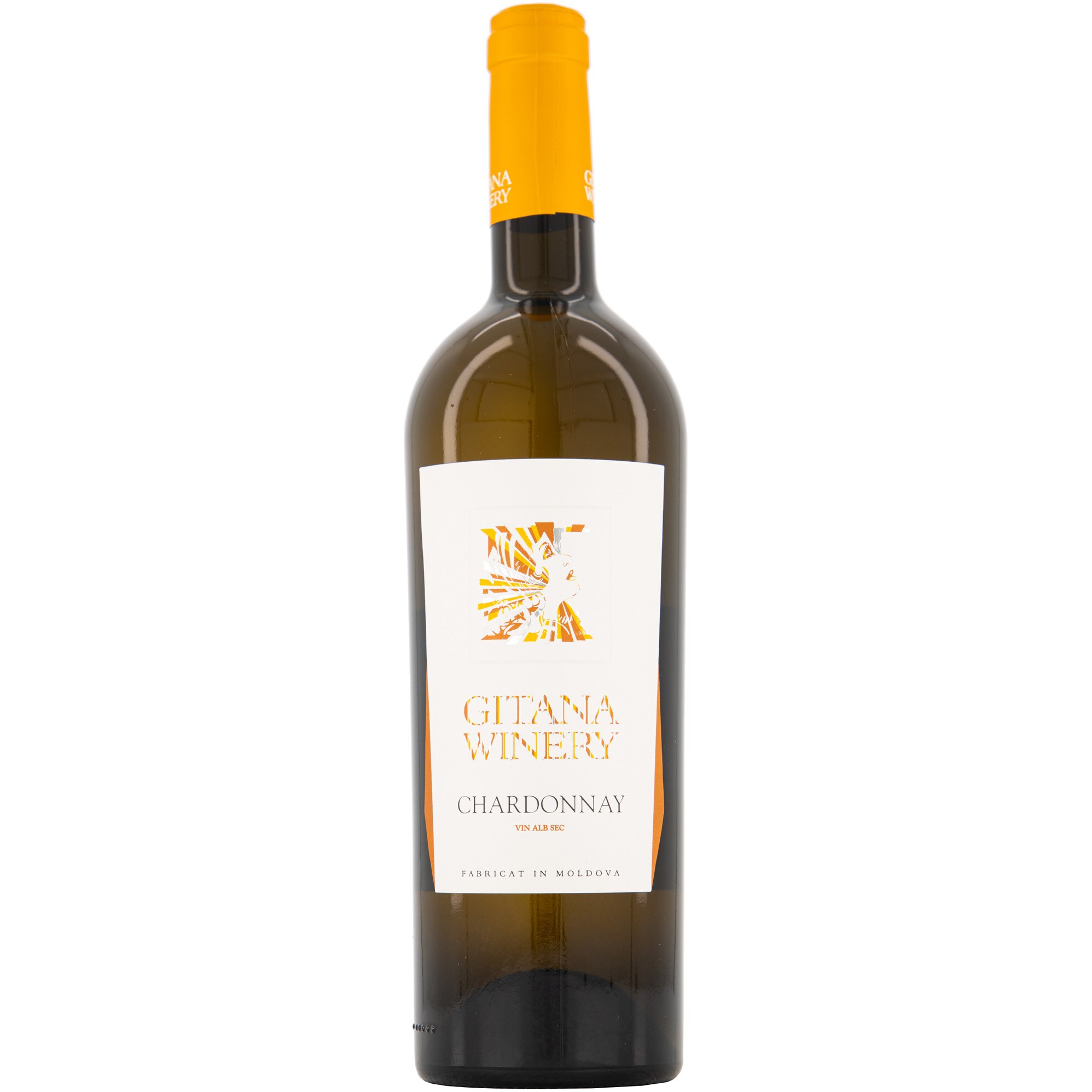 Vin Alb Gitana Reserva Chardonnay, Sec, 0.75l