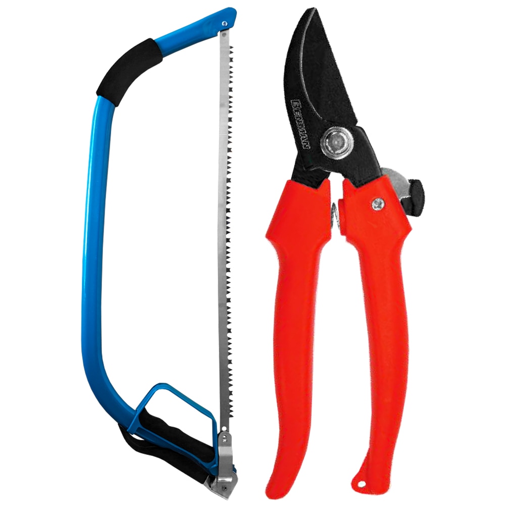 Set Foarfeca tip Bypass, profesionala, BENMAN, 77113, otel SK5, diametru taiere 17 mm, lungime 180 mm, fierastrau Total, AgroPro