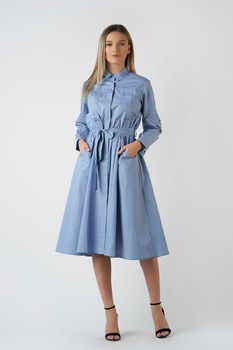rochie bleu cu pliuri 40 l bleu imagen 46_1_
0