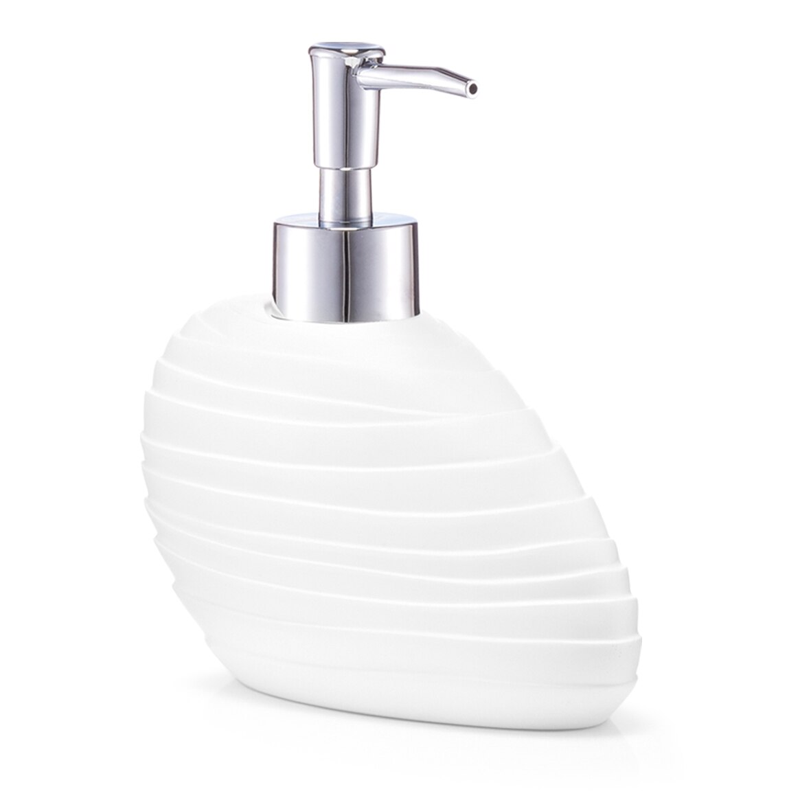 Dispenser alb pentru sapun lichid,370 ml,Zeller