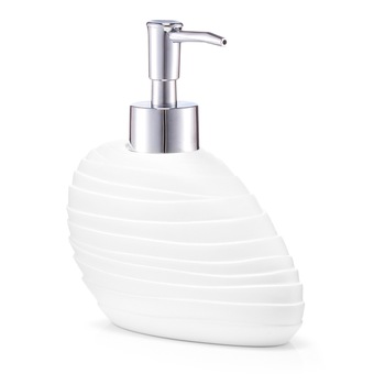 Dispenser alb pentru sapun lichid,370 ml,Zeller Dispenser alb pentru sapun lichid,370 ml,Zeller