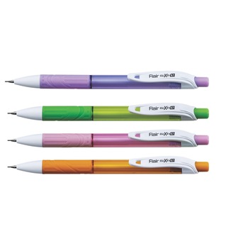 Set 10 Creioane mecanice cu grip Flair 0,7mm CLIXX Set 10 Creioane mecanice cu grip Flair 0,7mm CLIXX