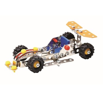 Set Constructie Metalica Masina curse AKU, Asambleaza 108 bucati din metal si plastic, Tip Puzzle, Jucarie Colectie pentru adulti si copii, AK6642 Set Constructie Metalica Masina curse AKU, Asambleaza 108 bucati din metal si plastic, Tip Puzzle, Jucarie Colectie pentru adulti si copii, AK6642