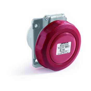 Priza industriala trifazata Famatel 400V 5 poli 32A 6h IP67 ST. Priza industriala trifazata Famatel 400V 5 poli 32A 6h IP67 ST.