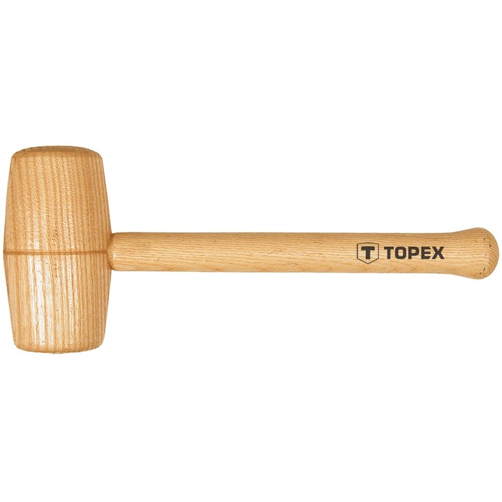 Ciocan din lemn cu varf rotund, 290mm, Topex 02A057