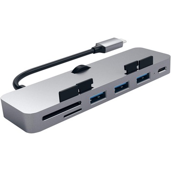 Docking station Satechi Aluminum TYPE-C CLAMP PRO, Space Grey Docking station Satechi Aluminum TYPE-C CLAMP PRO, Space Grey