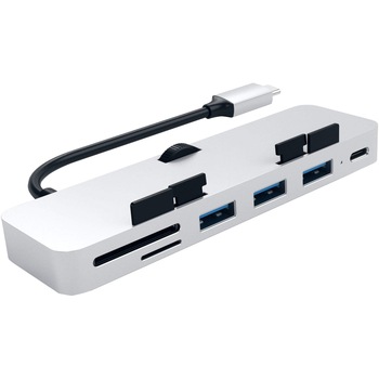 Docking station Satechi Aluminum TYPE-C CLAMP PRO, Silver Docking station Satechi Aluminum TYPE-C CLAMP PRO, Silver