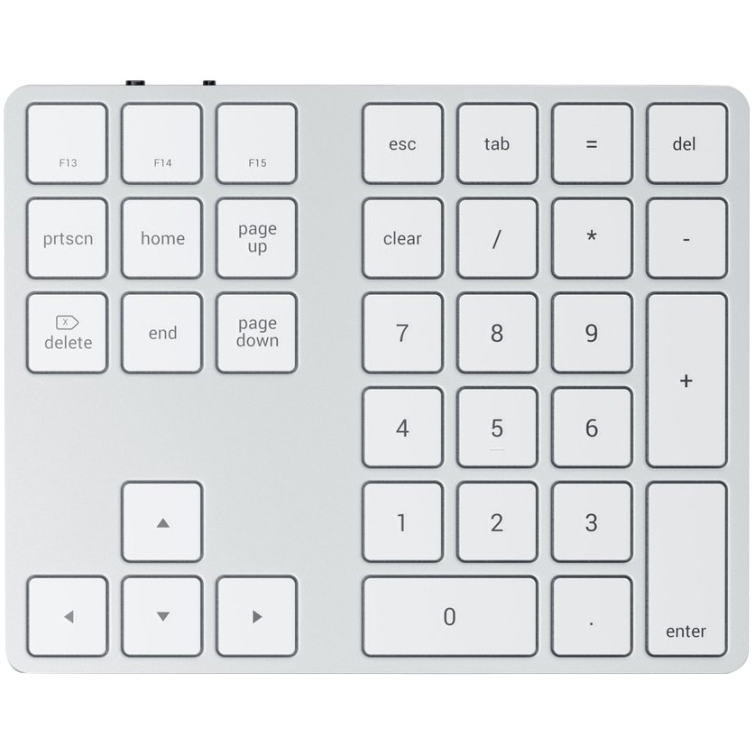 Tastatura numerica Satechi Aluminum Bluetooth Extended, Silver
