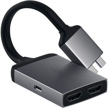 Docking station Satechi TYPE-C Dual HDMI, Space Gray Docking station Satechi TYPE-C Dual HDMI, Space Gray