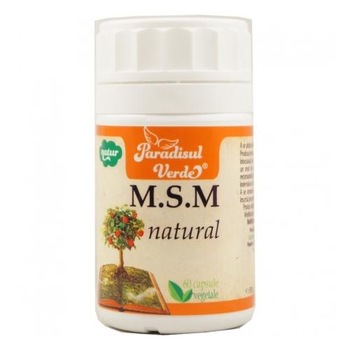 MSM Natural 60cps Paradisul Verde MSM Natural 60cps Paradisul Verde