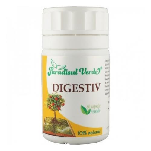 Capsule Vegetale Digestiv 60cps Paradisul Verde
