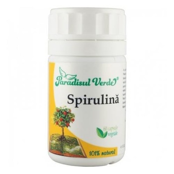Spirulina 420mg 60cps Paradisul Verde Spirulina 420mg 60cps Paradisul Verde