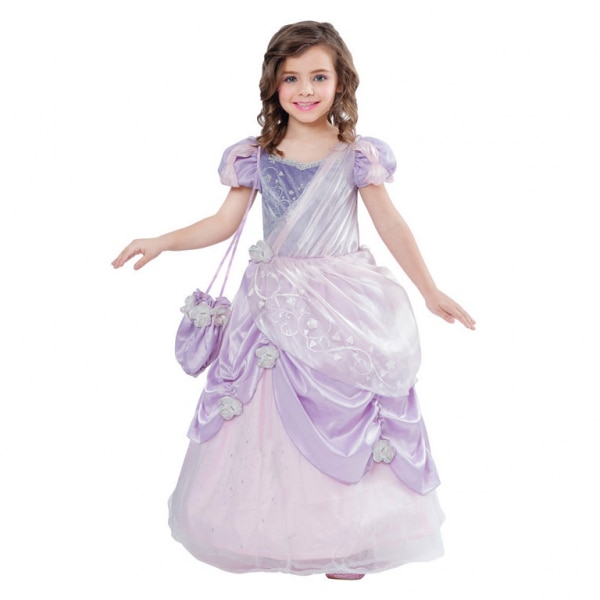 Costum carnaval fete Printesa mov, Rapunzel,3-4ani, Funny Party Shop