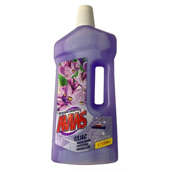 Solutie pentru gresie si faianta Avias cu liliac, 1.25 l Solutie pentru gresie si faianta Avias cu liliac, 1.25 l