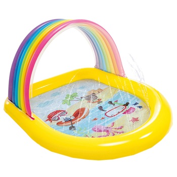 Piscina gonflabila Intex - Rainbow arch spray, 147 x 130 x 86 cm Piscina gonflabila Intex - Rainbow arch spray, 147 x 130 x 86 cm