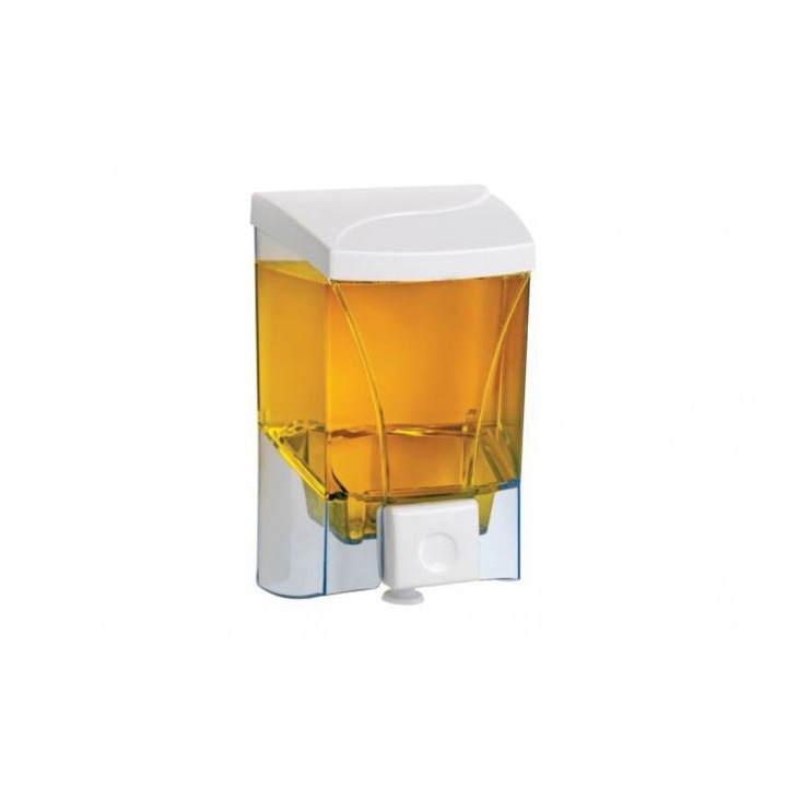 Dozator sapun lichid, 500 ml, Alb