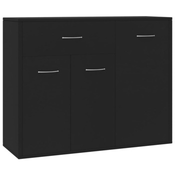 Servanta, negru, 88 x 30 x 70 cm, PAL 800676 Servanta, negru, 88 x 30 x 70 cm, PAL 800676