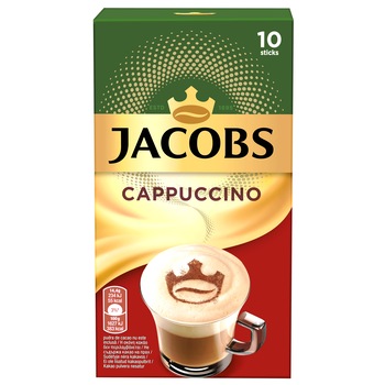 Cafea solubila Jacobs Cappuccino Original, 10 plicuri, 14.4 gr. Cafea solubila Jacobs Cappuccino Original, 10 plicuri, 14.4 gr.